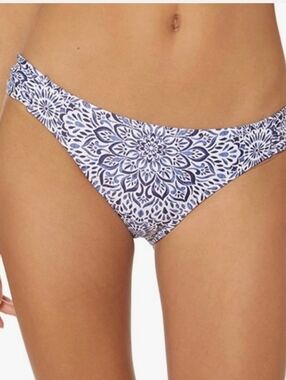 Jessica Simpson Blue& White Hipster Bikini Bottom SZ: M